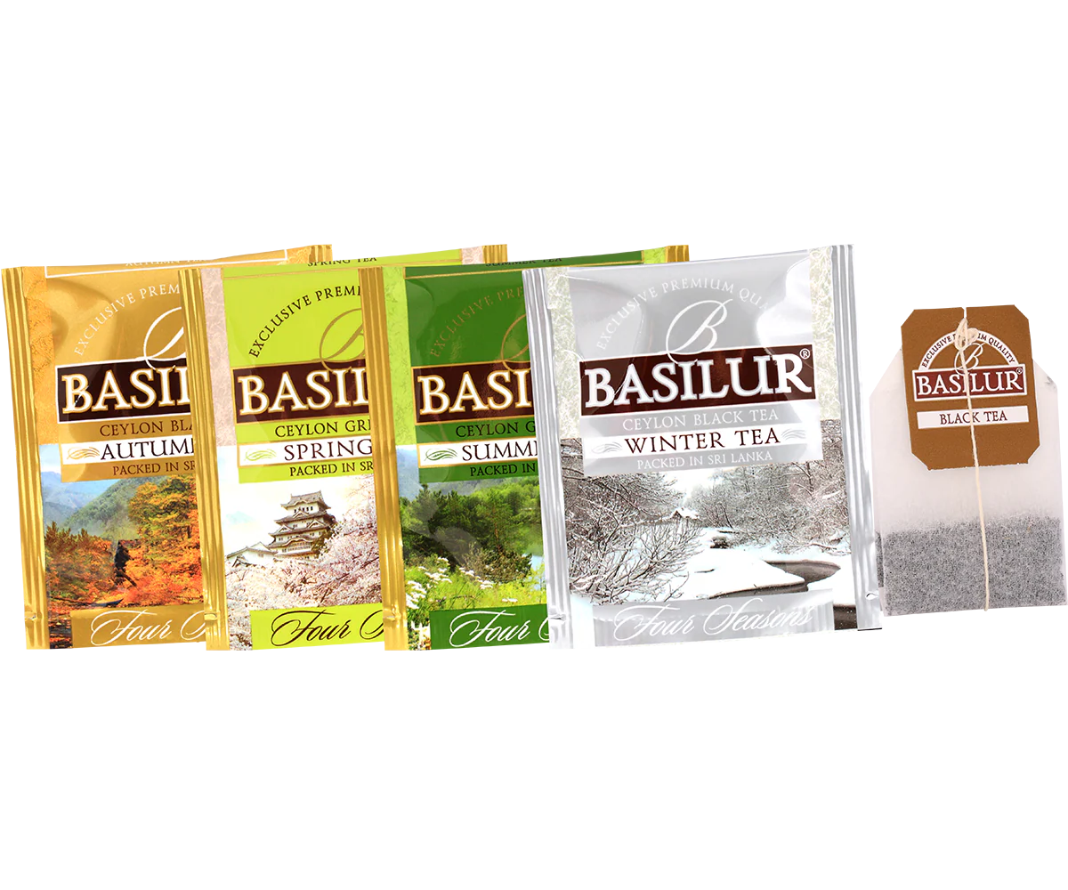 Four Seasons Assortment - 40 Enveloped Tea Bags - 4 Flavours - Image 3