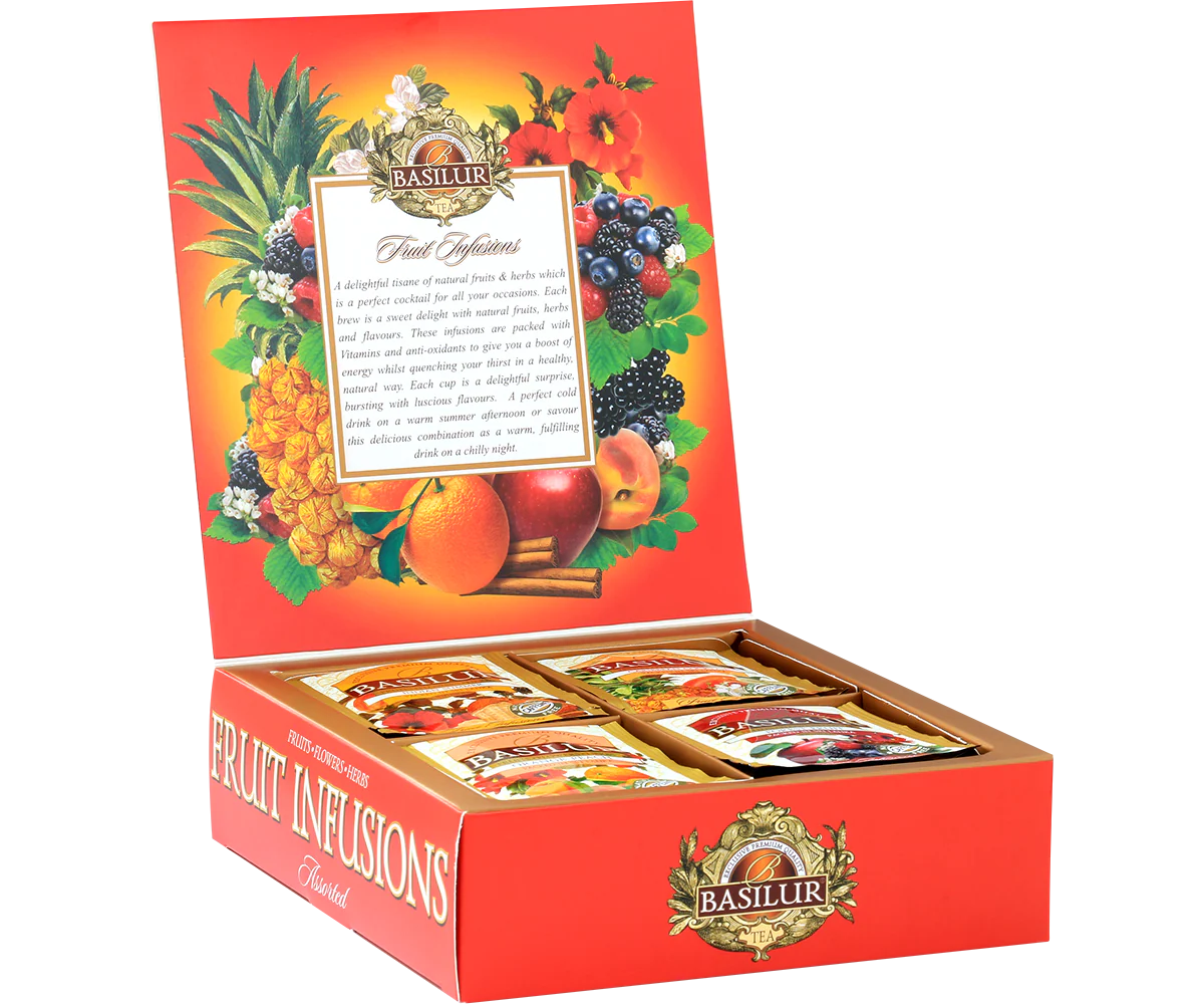 Assorted Fruit Infusions Gift - 4 Flavours - 40 Enveloped Tea Bags - Image 4