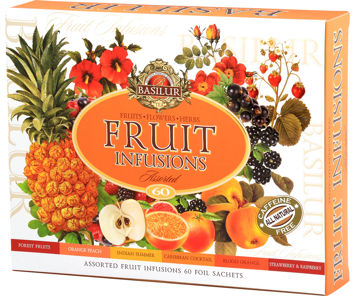 Assorted Fruit Infusions Gift - 6 Flavours - 60 Enveloped Tea Bags - Image 3