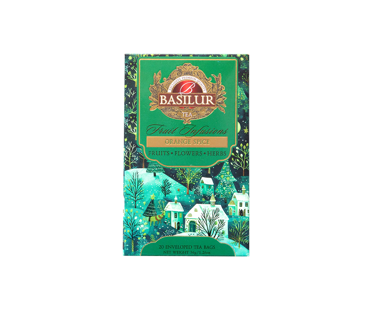 Fruit Infusions - Christmas Flavors - Orange Spice - 20 Enveloped Tea Bags - Image 2