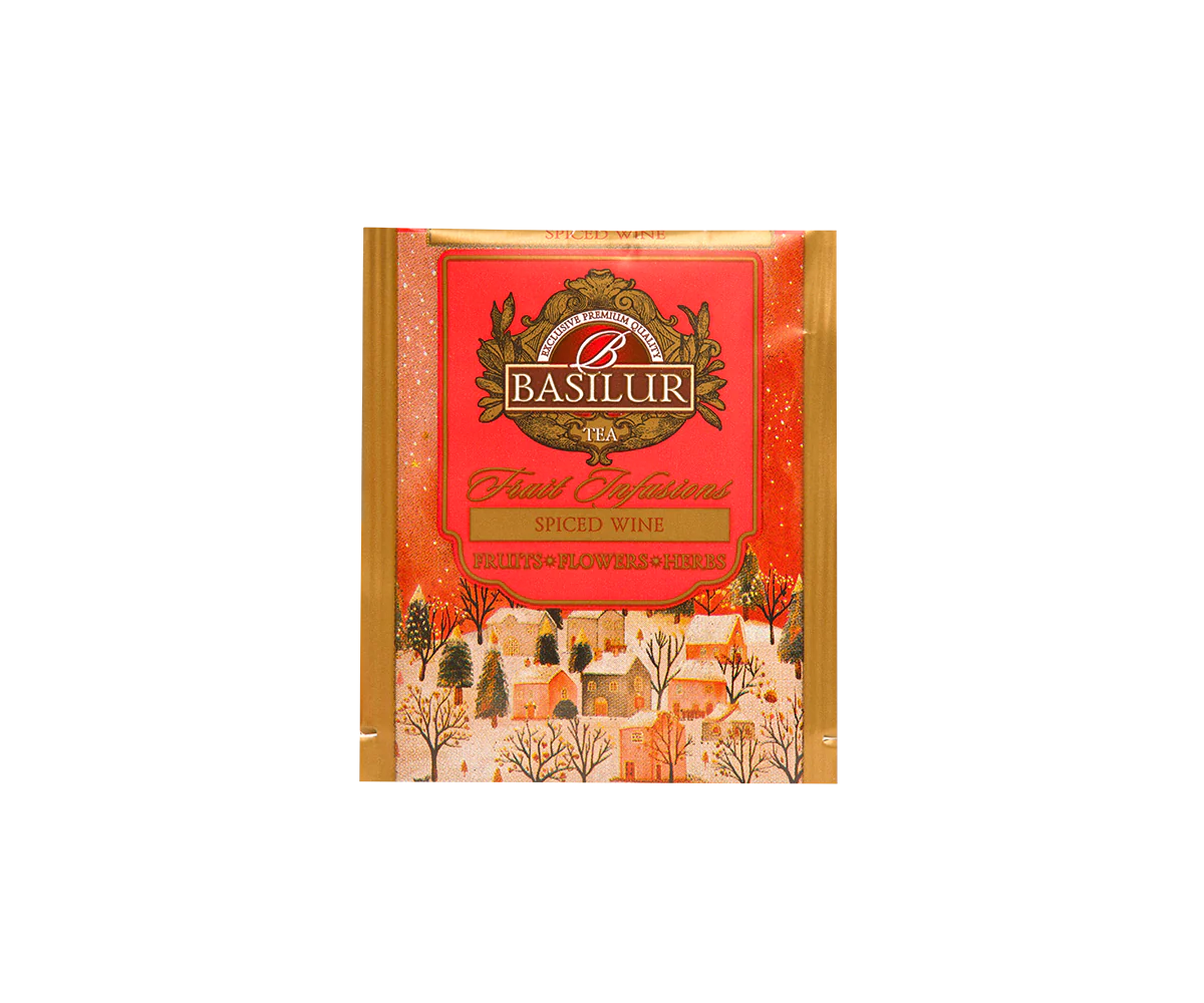 Fruit Infusions - Christmas Flavors - Spiced Wine - 20 Enveloped Tea Bags - Image 3
