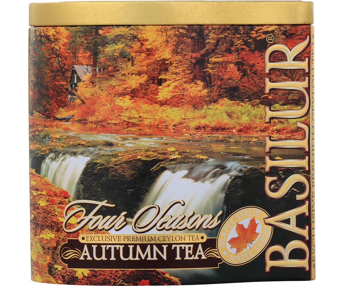 Autumn Tea Tin Caddy - 100g Loose Leaf Black Tea - Image 5