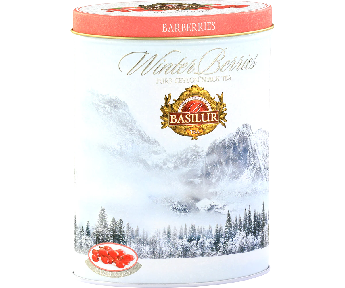 Winter Berries- Barberries - 100g Loose Leaf Tin Caddy
