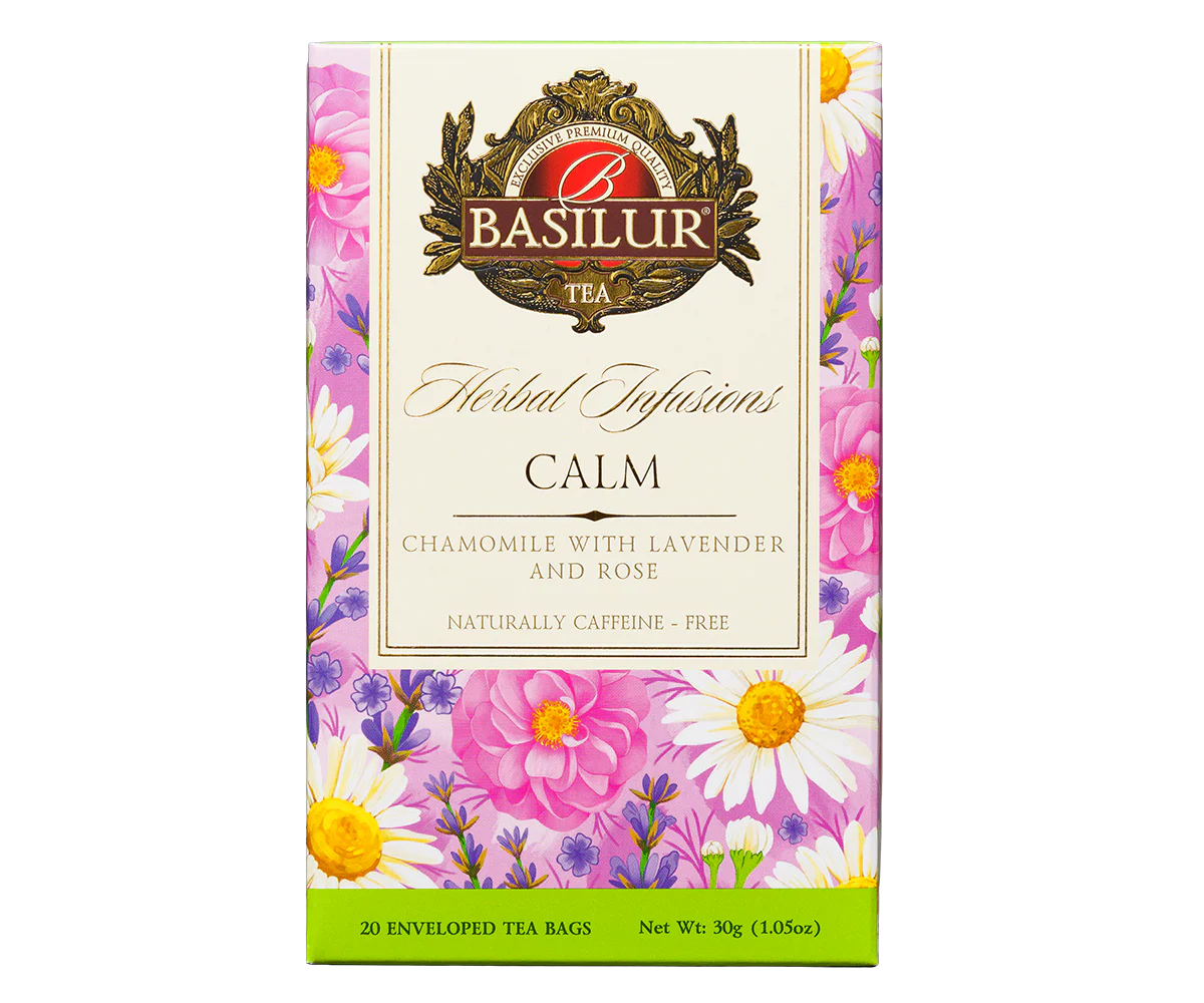 Basilur Calm Herbal Tea - 20 Enveloped Tea Bags - Image 3