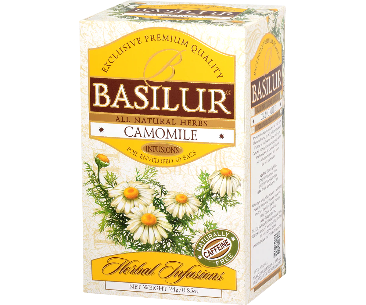 Basilur Camomile Tea - 20 Enveloped Tea Bags - Image 5