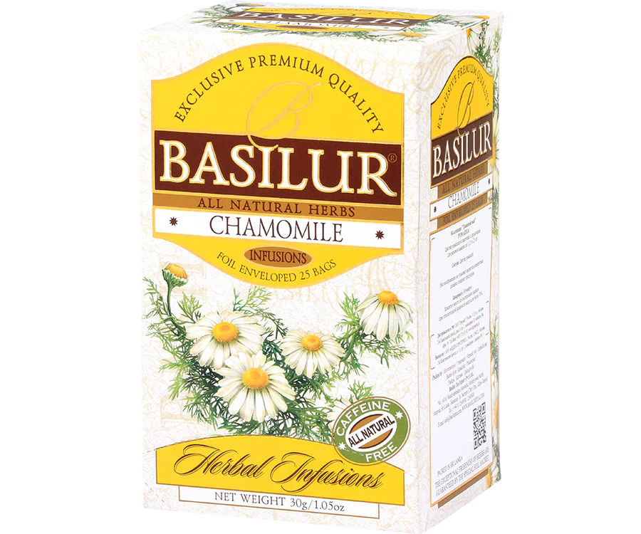 Basilur Camomile Tea - 25 Enveloped Tea Bags