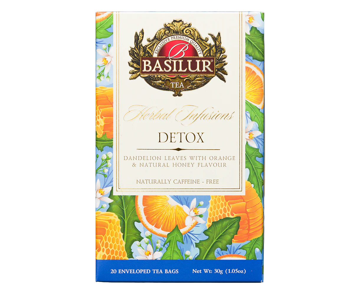 Basilur Detox Herbal Tea - 20 Enveloped Tea Bags - Image 5