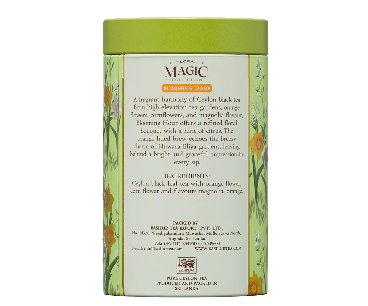 Basilur Floral Magic- Blooming Hour - 75g Loose Leaf Tin - Image 5