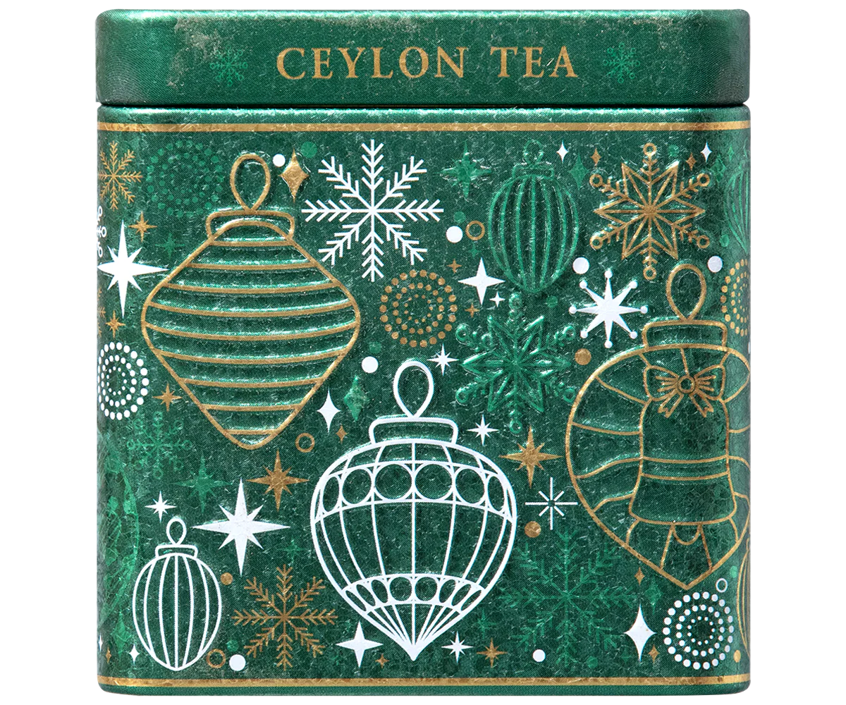 Basilur Gift of Joy Tin Caddy - 40g Loose Leaf Ceylon Black tea - Image 2