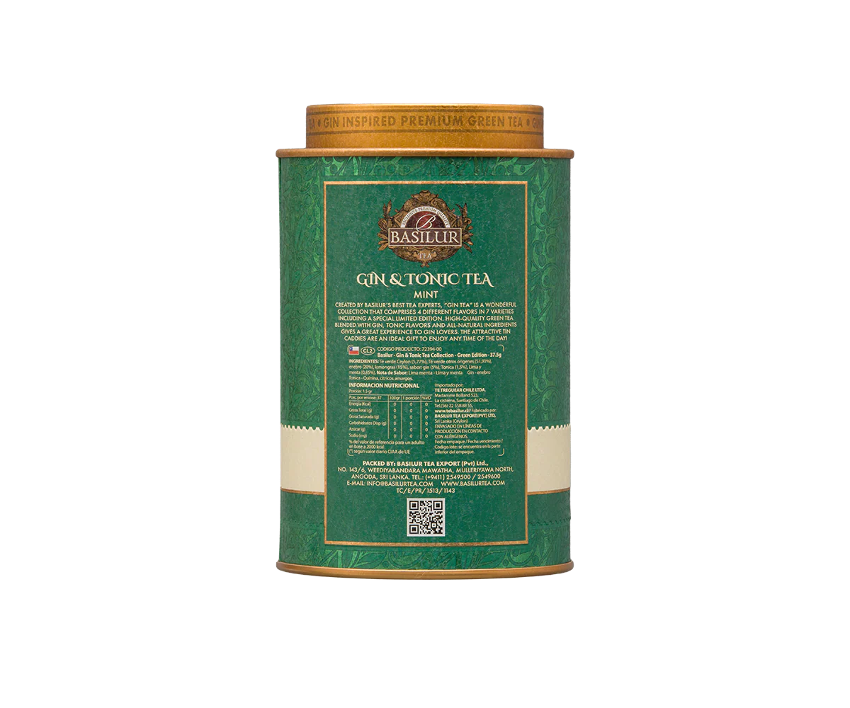 Basilur Gin Tea - Green Edition - 75g Loose Leaf Green Tea - Image 3