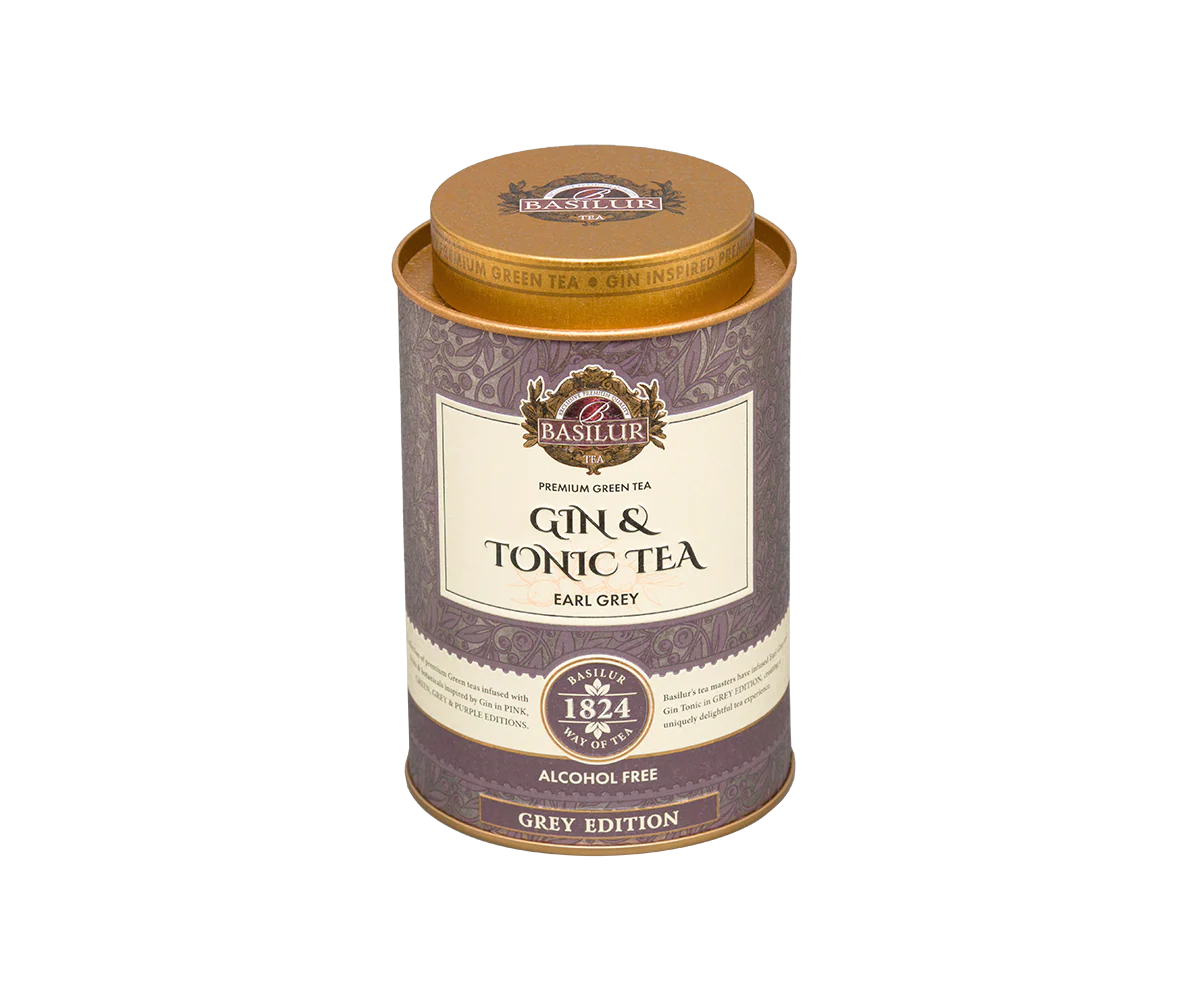 Basilur Gin Tea - Grey Edition - 75g Loose Leaf Green Tea - Image 2