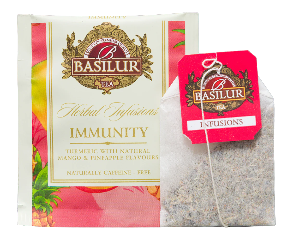 Basilur Immunity Herbal Tea - 20 Enveloped Tea Bags - Image 3