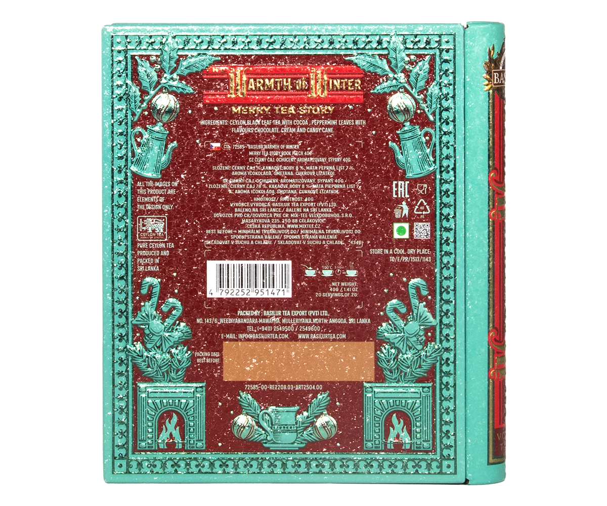 Basilur Merry Tea Story Tea Book - 40G Loose Leaf Black Tea - Image 5