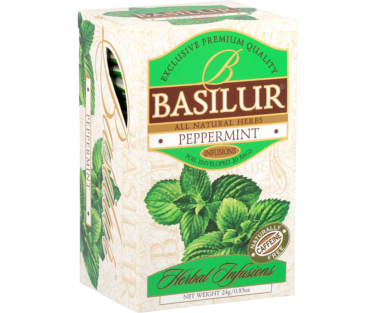 Basilur Peppermint Tea - 20 Enveloped Tea Bags