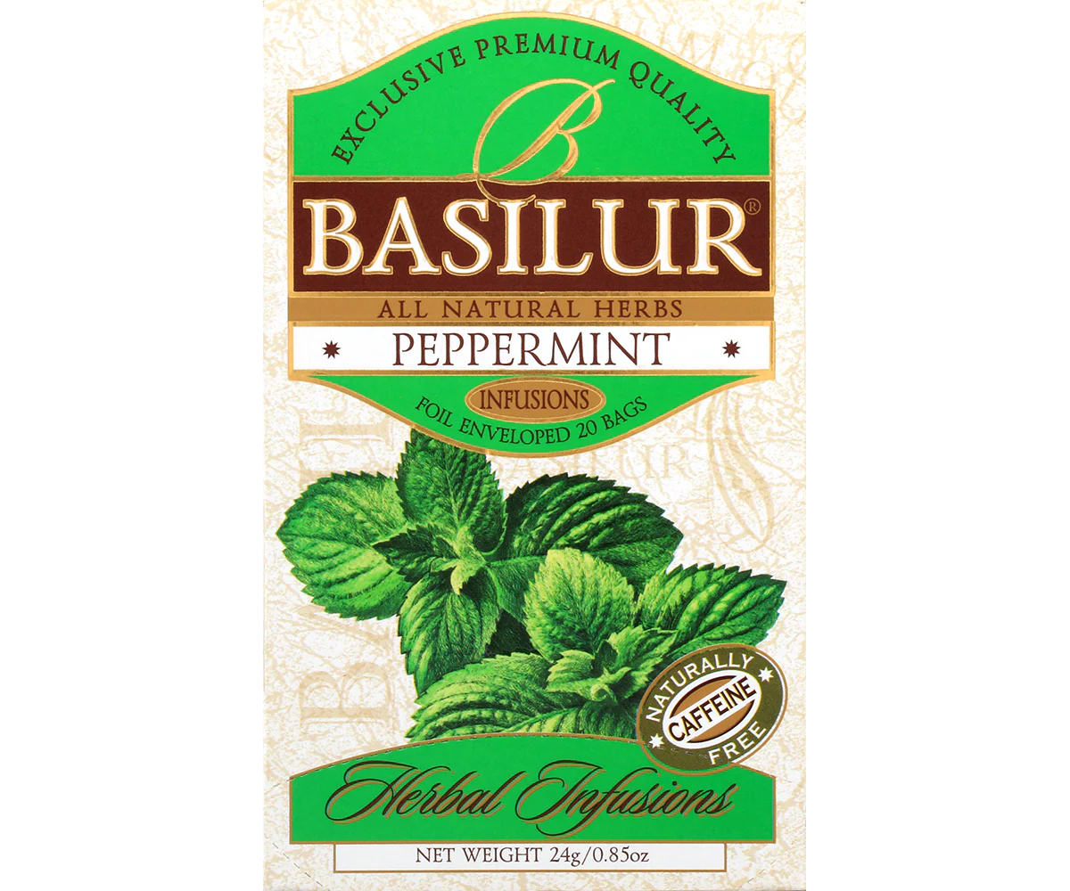 Basilur Peppermint Tea - 20 Enveloped Tea Bags - Image 2