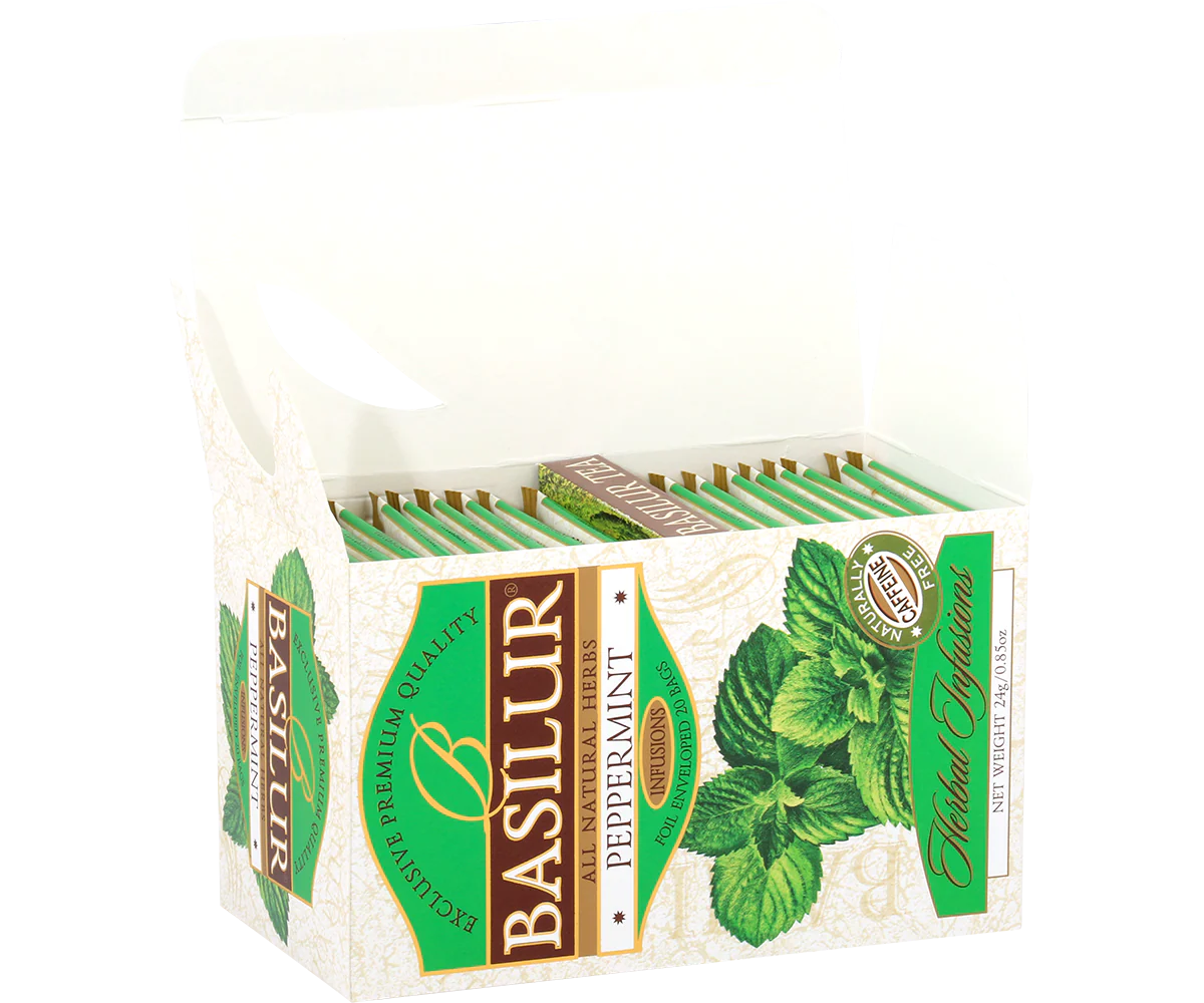 Basilur Peppermint Tea - 20 Enveloped Tea Bags - Image 3
