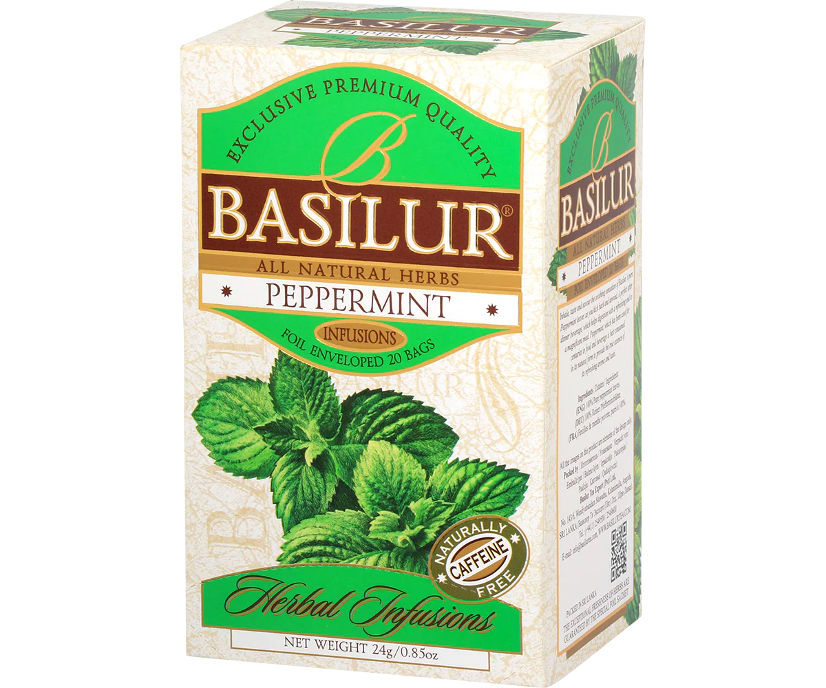 Basilur Peppermint Tea - 20 Enveloped Tea Bags - Image 4