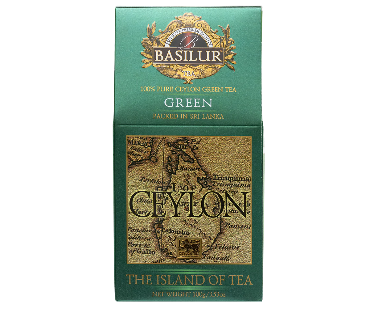Basilur Pure Ceylon Green Tea - 100G Loose Leaf Green Tea - Image 4