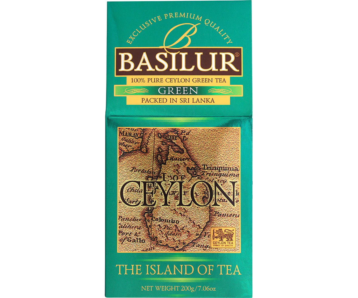 Basilur Pure Ceylon Green Tea - 200g Loose Leaf - Image 3