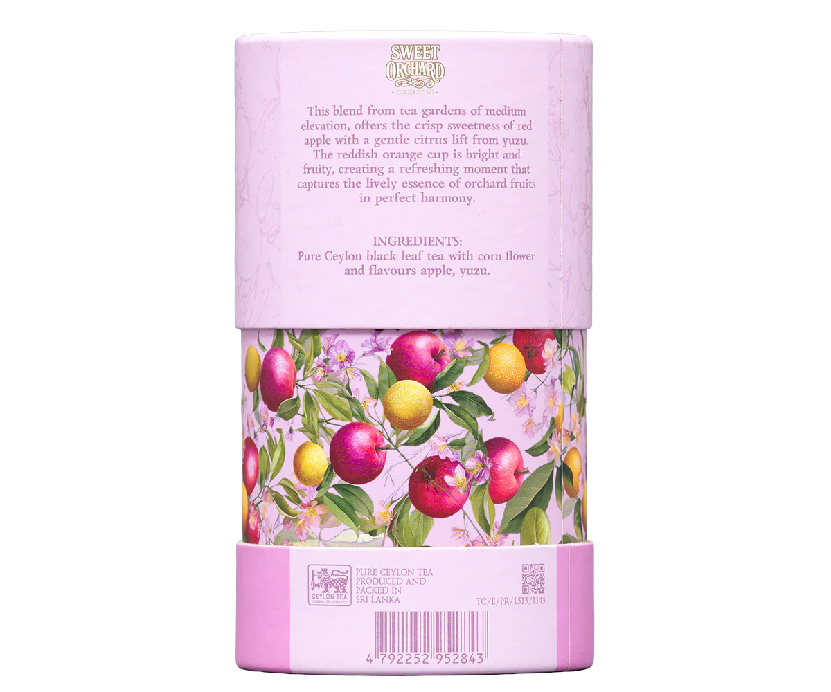 Basilur Sweet Orchard Red Apple & Yuzu - 75g Loose Leaf Black Tea - Image 5