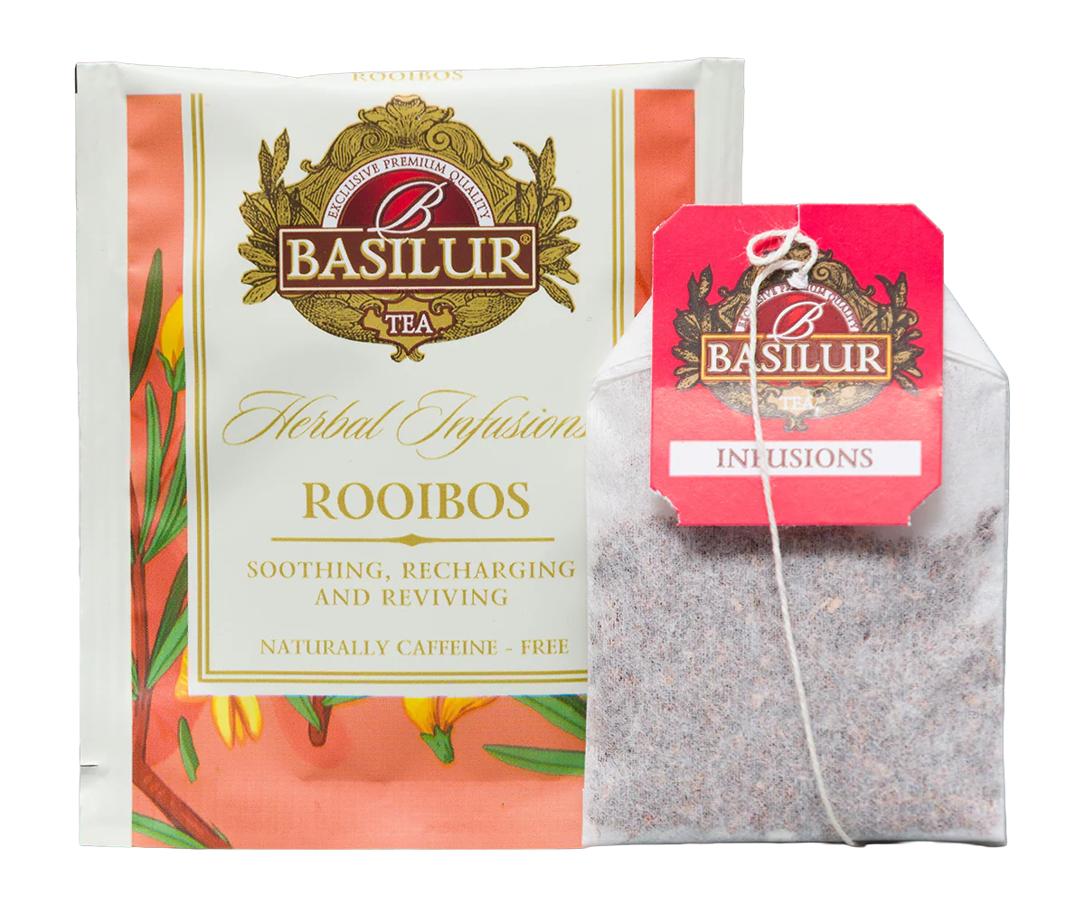Basilur Rooibos Herbal Tea - 20 Enveloped Tea Bags - Image 5