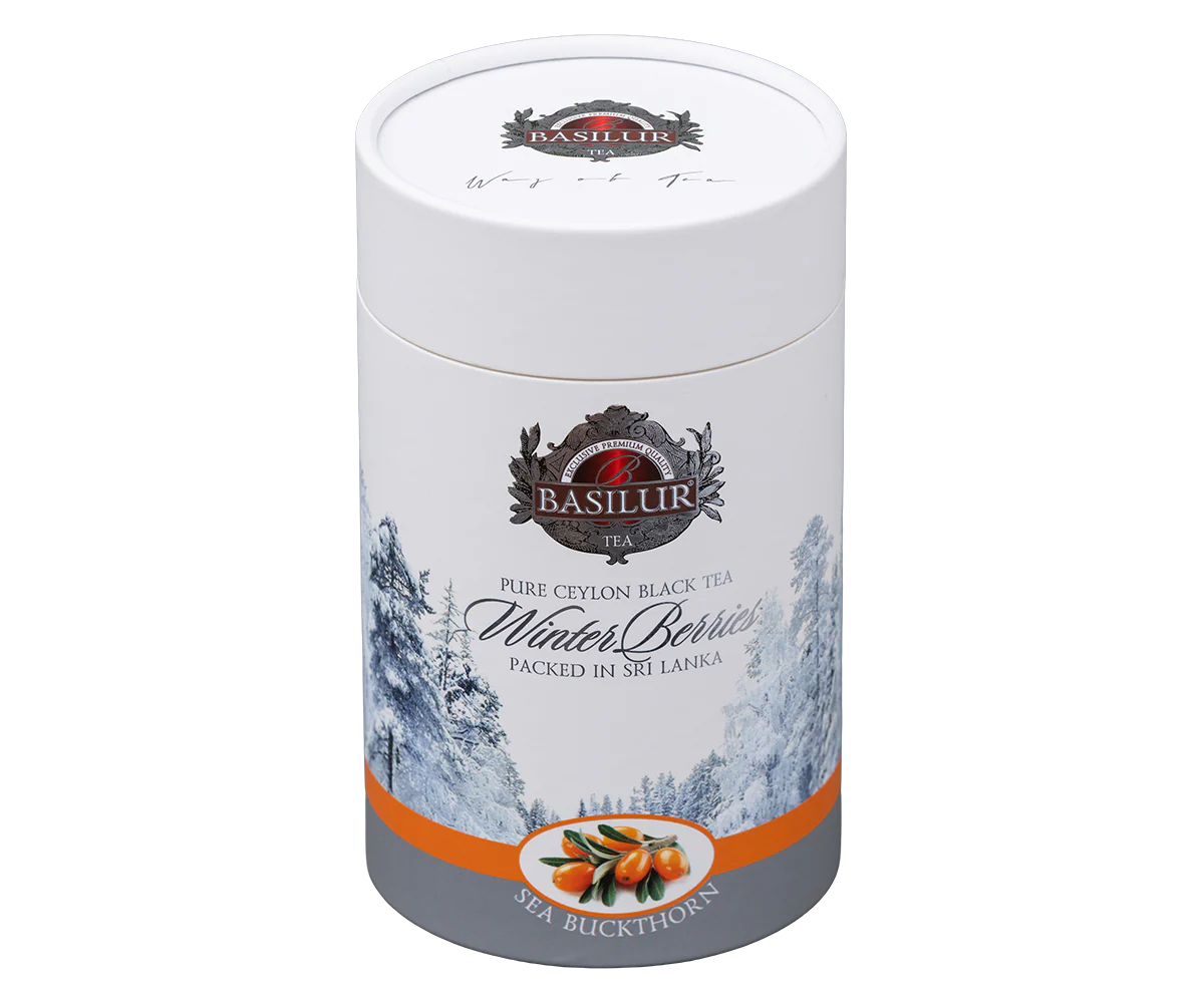 Basilur Winter Berries - Sea Buckthorn- 75g Ceylon Black tea - Image 4