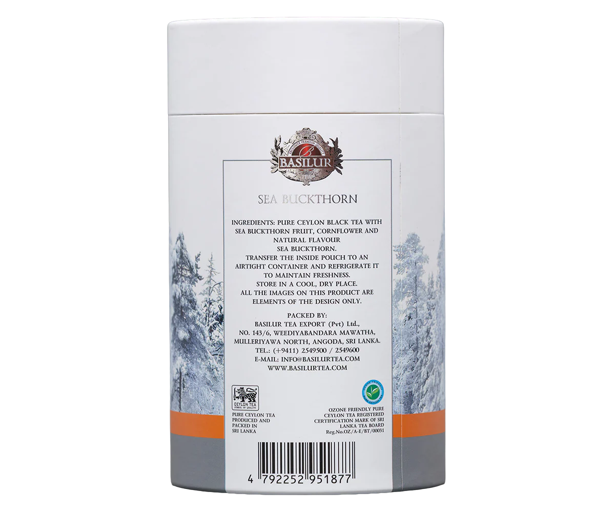 Basilur Winter Berries - Sea Buckthorn- 75g Ceylon Black tea - Image 5