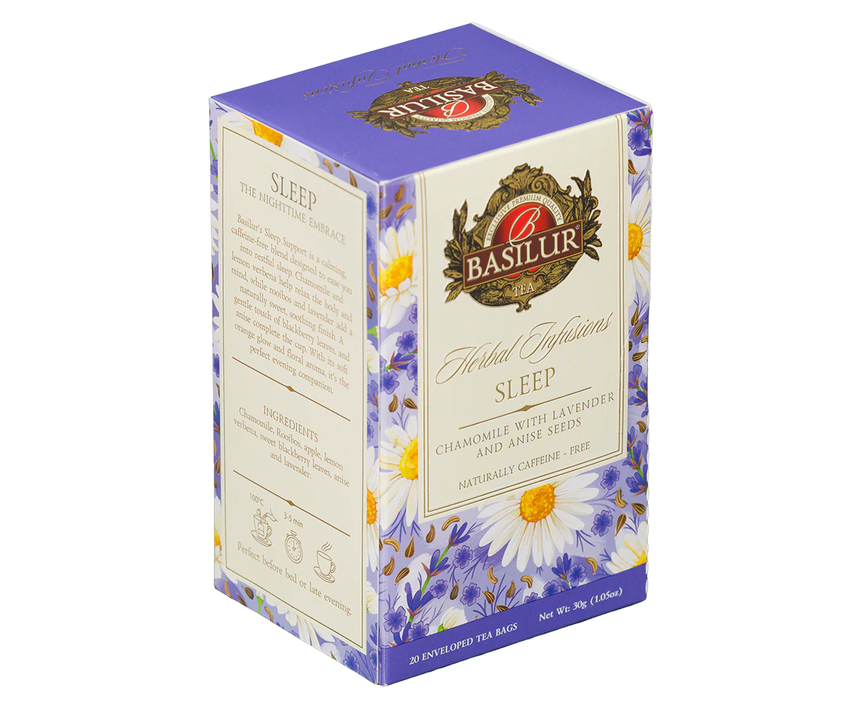 Basilur Sleep Herbal Tea - 20 Enveloped Tea Bags