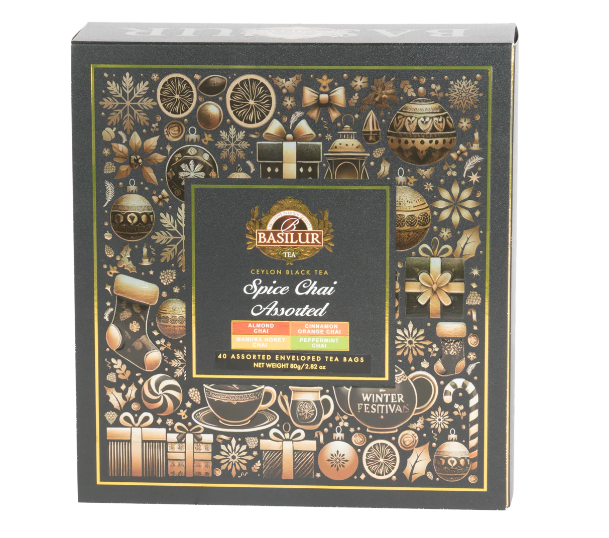 Basilur Spice Chai Assorted Gift Pack - 40 Enveloped Tea Bags - Image 4