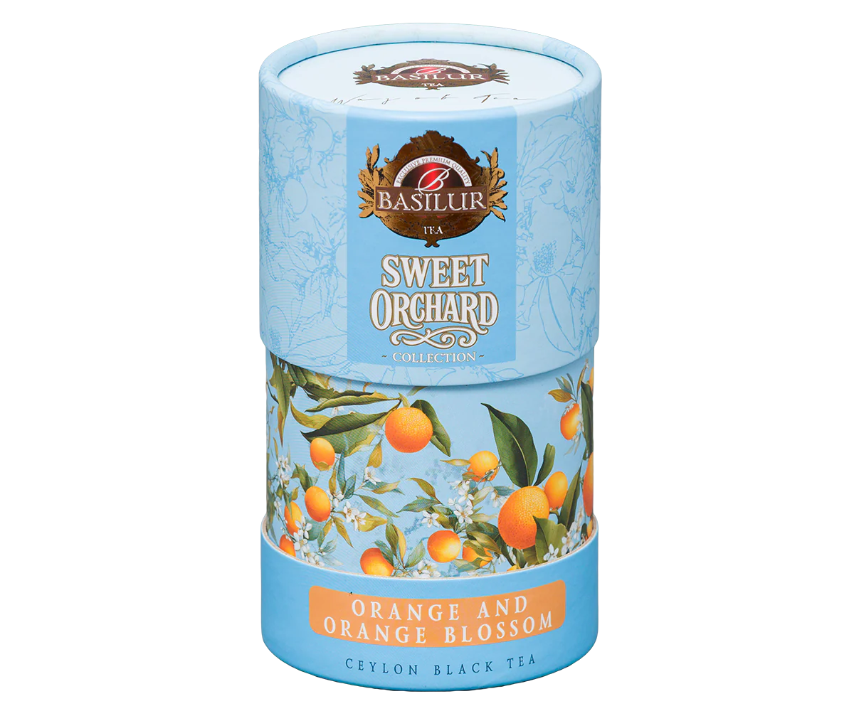 Basilur Sweet Orchard Orange & Orange Blossom - 75g Loose Leaf Black Tea - Image 4