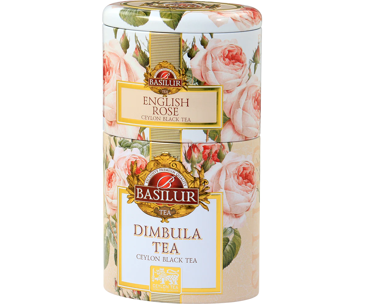 Two Layer Caddy - English Rose & Dimbula - Loose leaf Teas - Image 3