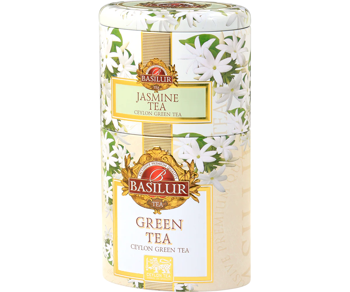 Two Layer Caddy - Jasmine Tea & Green Tea - Loose leaf Teas - Image 3