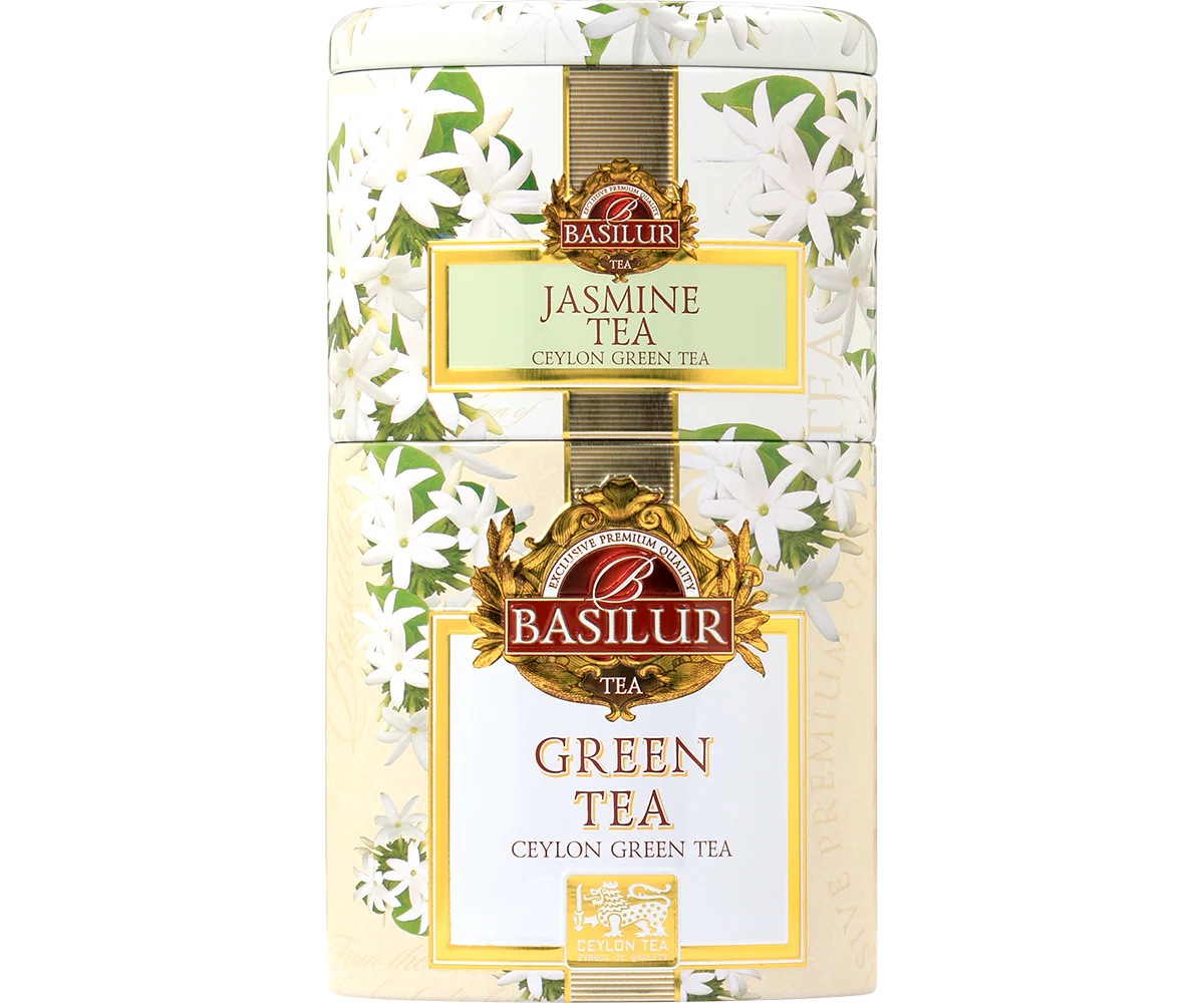 Two Layer Caddy - Jasmine Tea & Green Tea - Loose leaf Teas - Image 4
