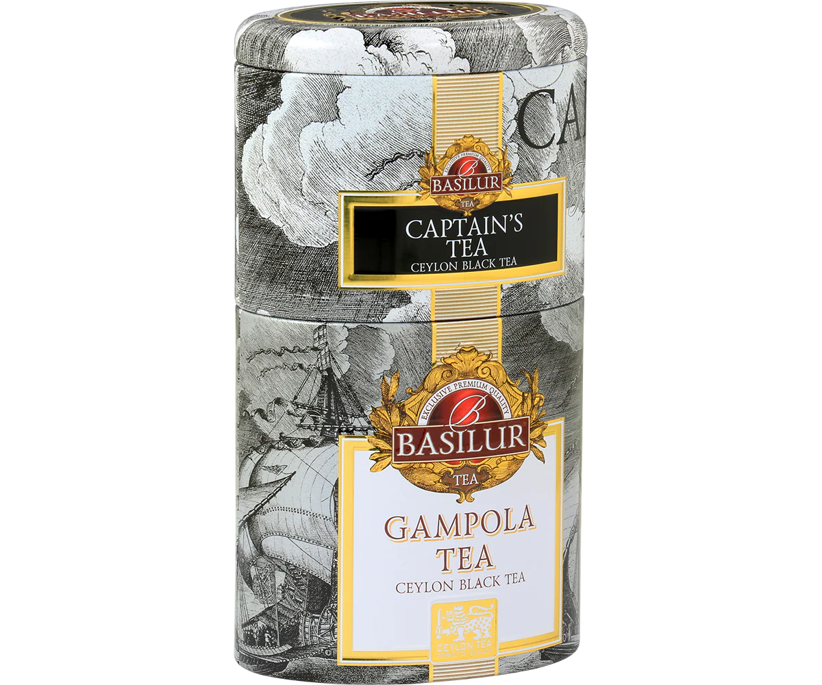 Two Layer Caddy - Captain's Tea & Gampola Tea - Loose leaf Teas