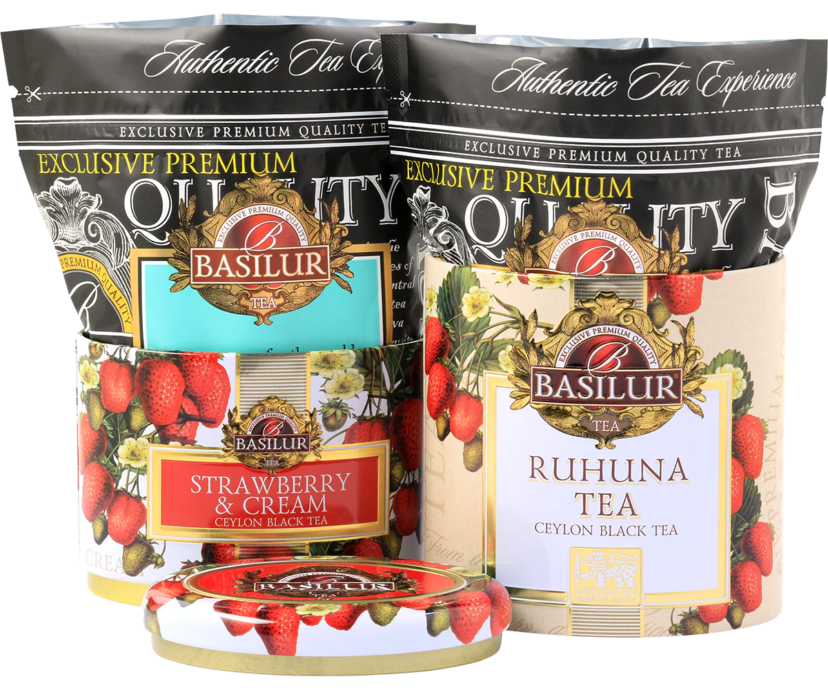 Two Layer Caddy - Strawberry & Cream and Ruhuna Tea -100g Loose leaf Tea - Image 6