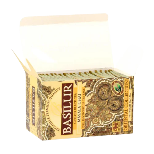 Basilur's Masala Chai - 25 Enveloped Tea Bags - Image 4