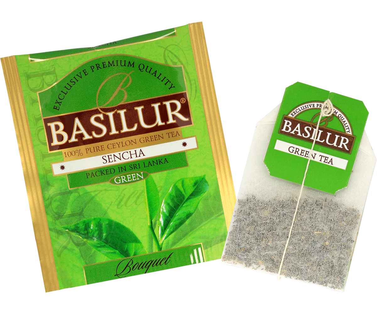 Bouquet  Exclusive Green Tea Book - 32 Enveloped Tea Bags - 4 Flavours - Image 3