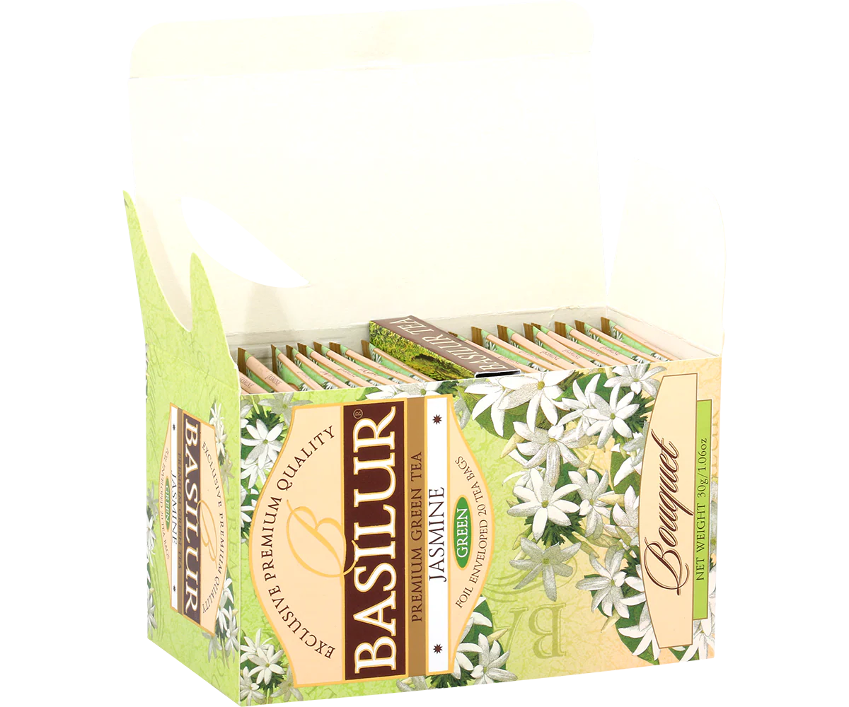 Bouquet Collection - Jasmine Green Tea -25 Enveloped Tea Bags - Image 4