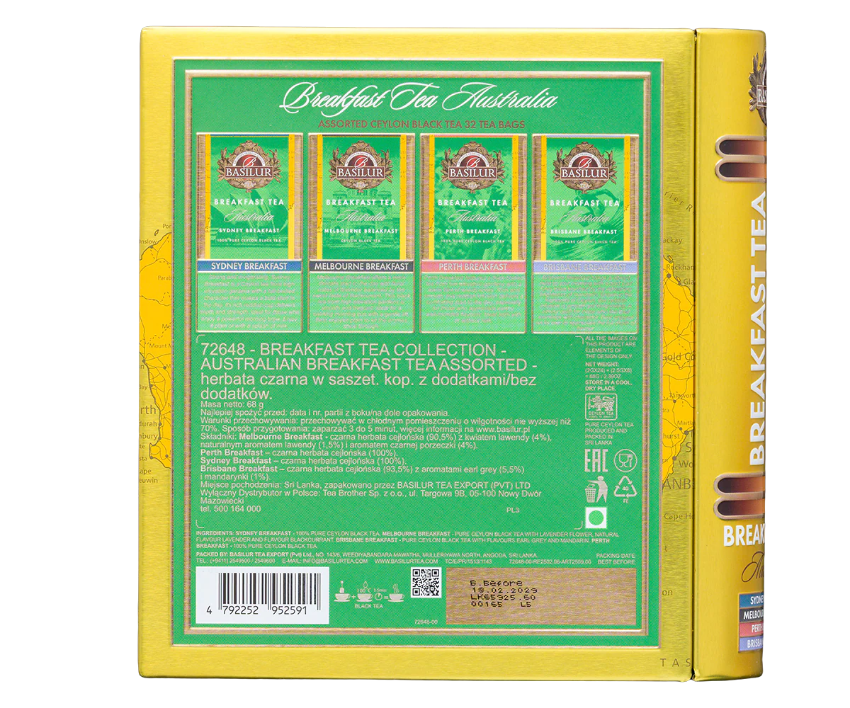 Breakfast Tea - Tea Book - Australian Breakfast - 32 Enveloped Tea Bags - 4 Flavours - Image 4