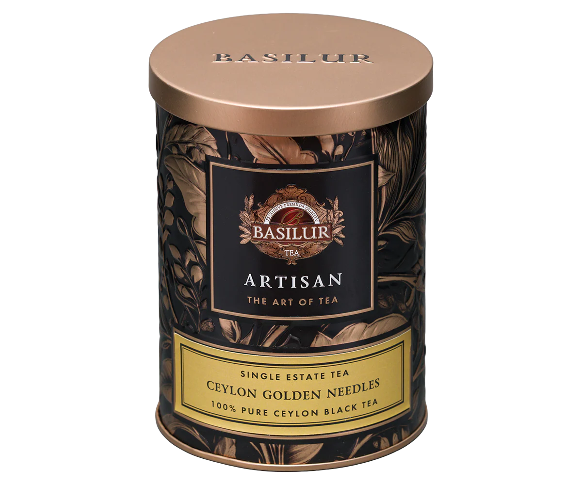 Ceylon Golden Needles Tin - 60g Black Leaf Tea - Image 5