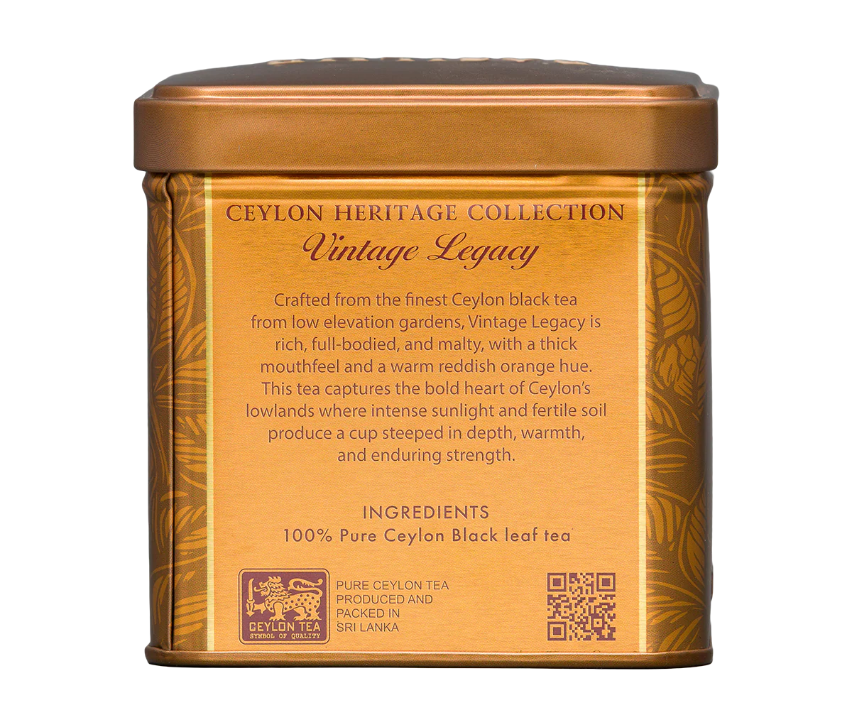 Ceylon Heritage Vintage Legacy Tea - 50g Loose Leaf Black Tea - Image 4