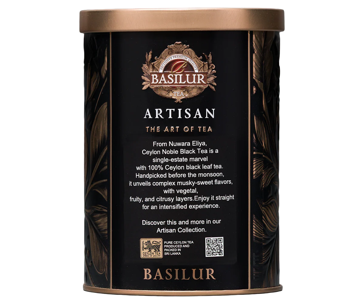 Ceylon Noble Black Tea Tin - 100g Black Leaf Tea - Image 4