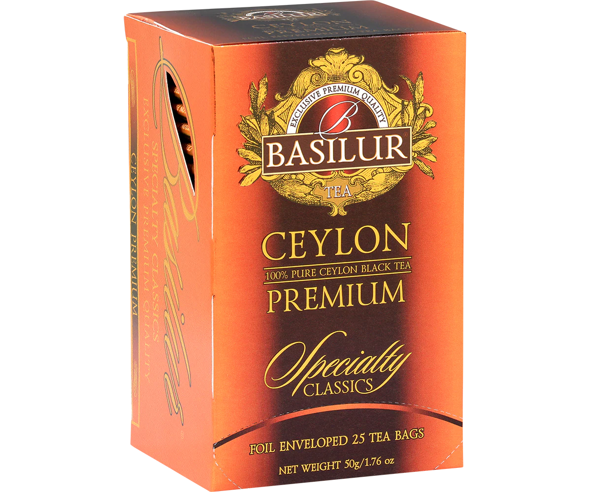 Specialty Classics - Ceylon Premium Black Tea - 25 Enveloped Tea Bags