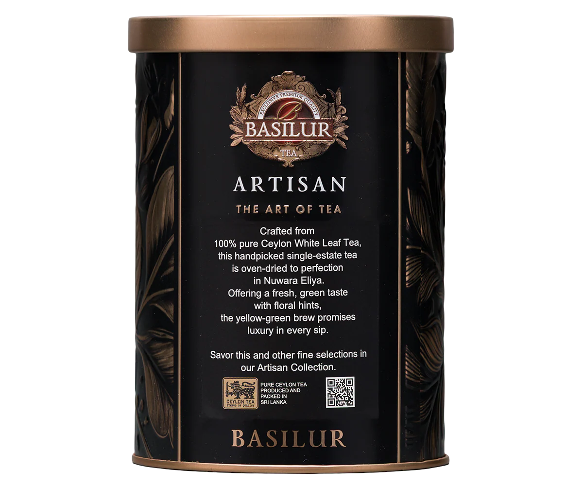 Ceylon Premium White Tea Tin - 25g Loose Leaf White Tea - Image 4