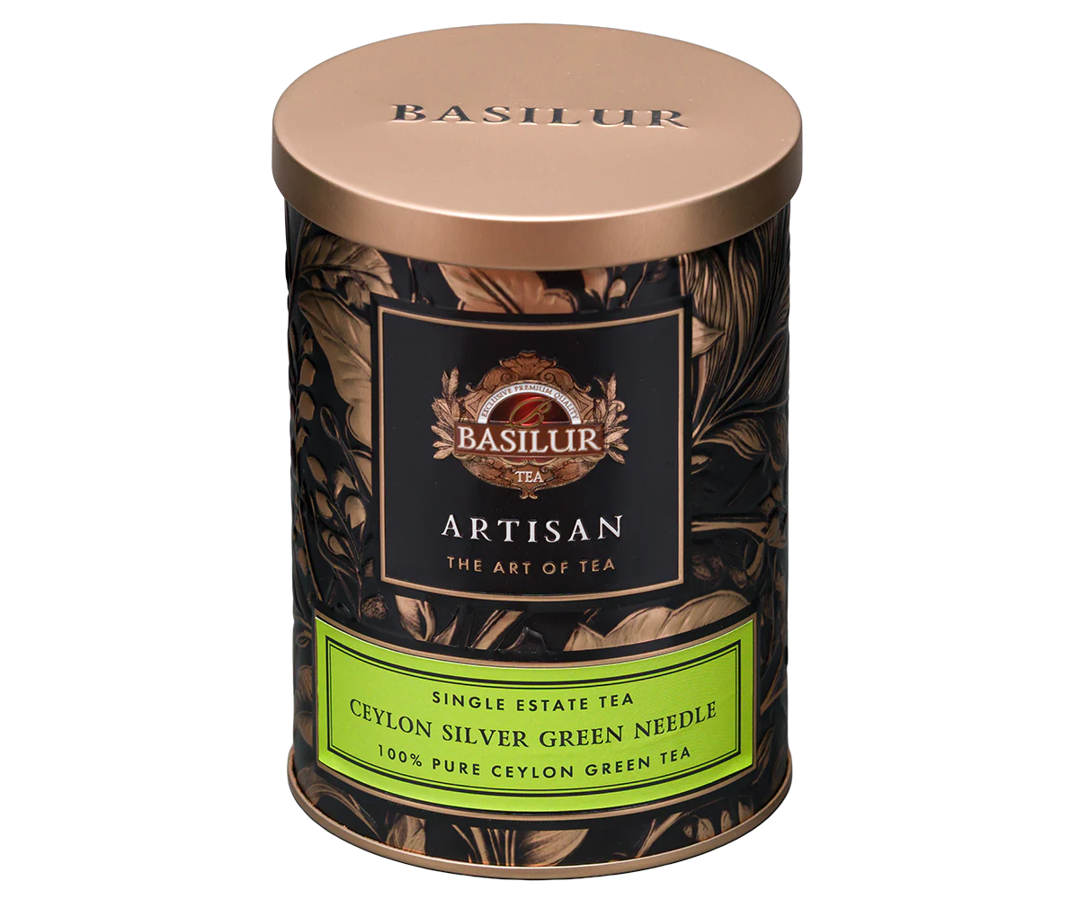 Ceylon Silver Green Needle Tin - 60g Green Loose Tea - Image 4