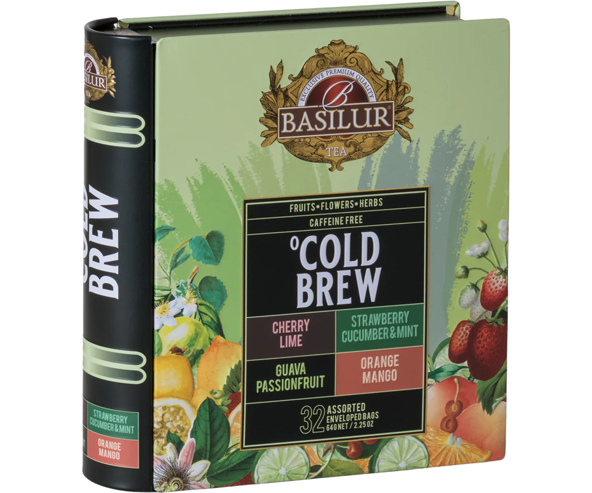The Cold Brew Assortment Tea Book - 32 Enveloped Tea Bags