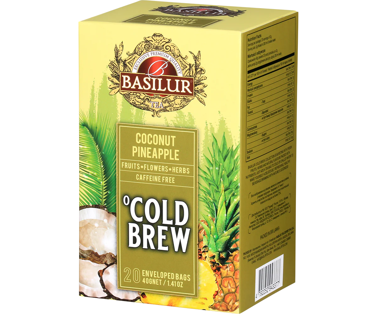 Cold Brew - Coconut Pineapple - 20 Enveloped Tea Bags - Image 2