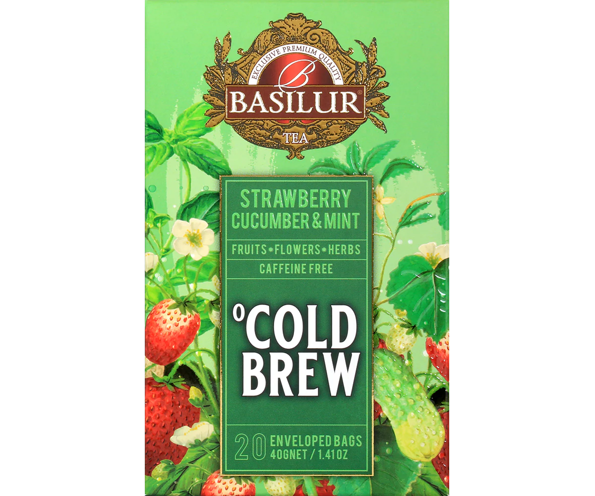 Cold Brew - Strawberry Cucumber & Mint - 20 Enveloped Tea Bags - Image 3