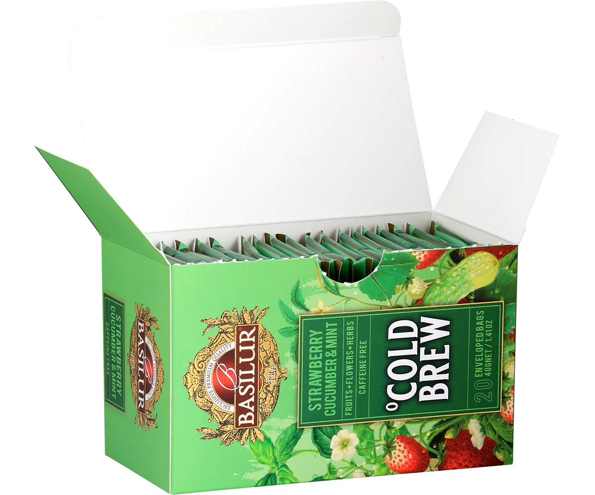Cold Brew - Strawberry Cucumber & Mint - 20 Enveloped Tea Bags - Image 4