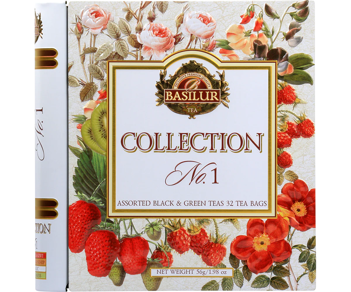 Basilur Tea Book Collection No:1 - 32 Enveloped Tea Bags - 4 Flavours - Image 3